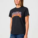 Wrangler Womens Retro 70s Logo T-Shirt in Faded Black 112362783 