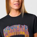 Wrangler Retro 70s Logo Graphic Faded Black Tee 