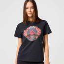 Wrangler Women's Vintage 70s Graphic Tee in Faded Black 112362563