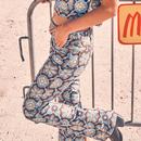 Wrangler Mid Rise Bootcut 70s Floral Print Jeans