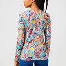 Wrangler 70s Psychedelic Latigo Print Slim Fit Top