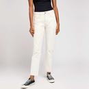 Wrangler Women's Rider Slim and Straight Jeans in Concrete White 112349001