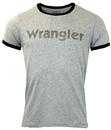 WRANGLER Retro 70s Indie S/S Ringer T-Shirt (GREY)