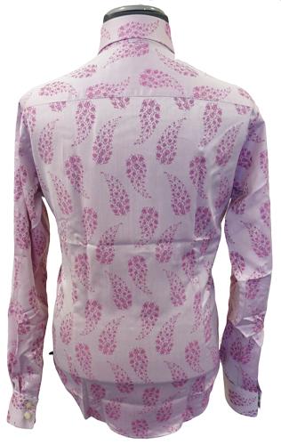 NineteenThirty 'Positano' Mod Floral Paisley Shirt