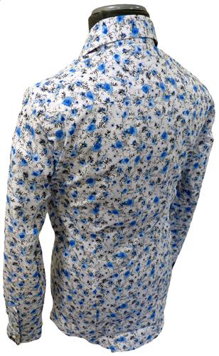 Blue Pimpernell 1 LIKE NO OTHER Retro Mod Shirt