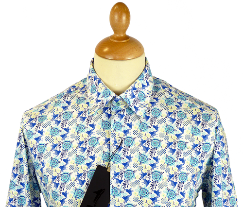 Happy Bird 1 LIKE NO OTHER Retro Floral Shirt 