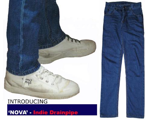 ~NOVA-Indie Drainpipe Jeans~