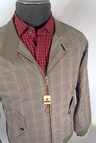 Baracuta G9 Vintage Fit Large Check Jacket (PB)