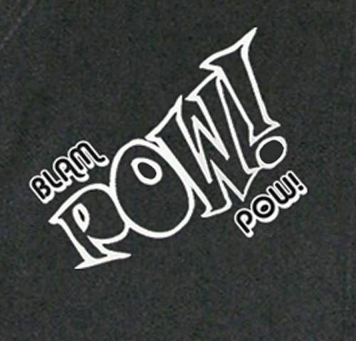 'Ladies Blam Pow! Pow! Hoodie'