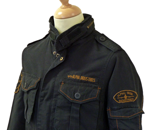 Arlington ALPHA INDUSTRIES Retro Military Jacket B
