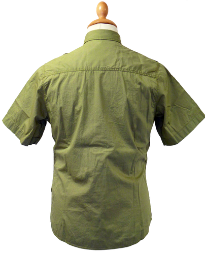 ALPHA INDUSTRIES Retro Mod S/S Military Army Shirt