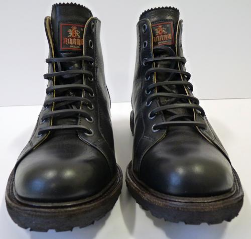 Baracuta 'Waterloo' Military Boots in Black | Mens Baracuta Shoes