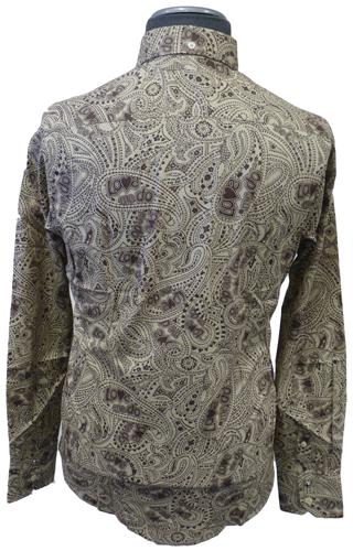 'PAISLEY' - RETRO SIXTIES LIMITED EDITION MENS BEATLES SHIRT BY BEN SH