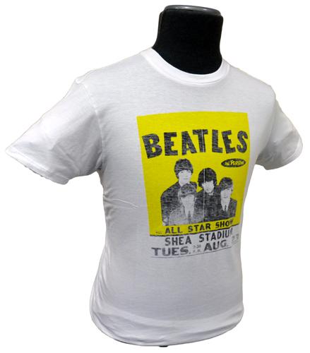'Beatles Poster' - Sixties Tee by BEN SHERMAN (Wh)