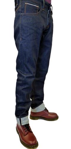BEN SHERMAN 'Ramone' Mens Slim leg Selvedge Jeans