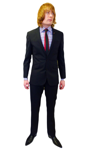 BEN SHERMAN Retro Mohair Style 2 Button Mod Suit