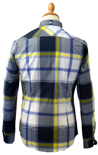 Oversize Check BEN SHERMAN Retro Mod Soho Shirt P