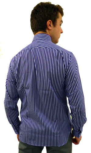 Tailored Candy Stripe BEN SHERMAN Retro Mod Shirt