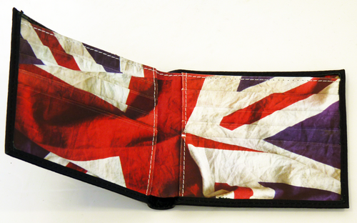 BEN SHERMAN Retro Mod Union Jack Interior Wallet