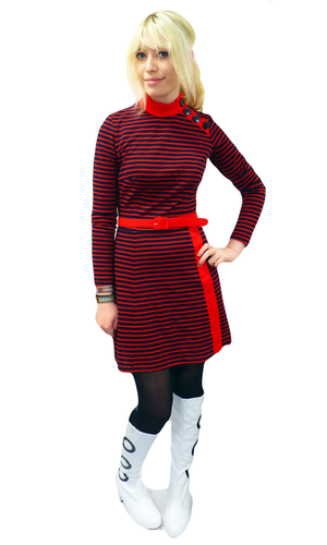 Bettie Page 'Fever' Dress | Retro Sixties Mod Dresses at Atom Retro