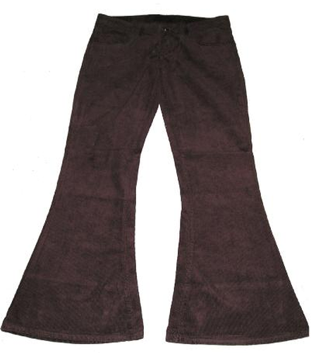 'Brown Bomber' Cord Flares | Retro Indie Sixties Seventies Flares
