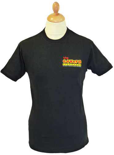 CAVERN CLUB Classic Logo Retro 60s Mod T-Shirt (B)