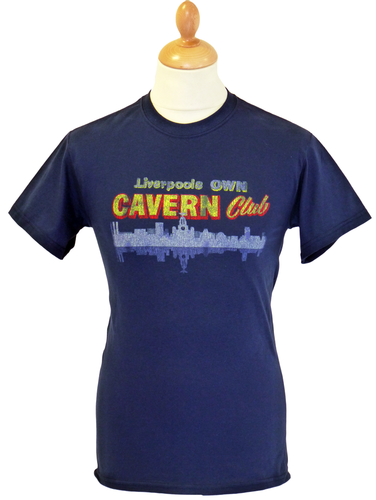 CAVERN CLUB Liverpool Skyline Retro 60s T-Shirt