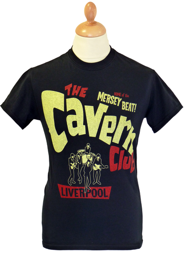 CAVERN CLUB Mersey Beat Band Retro 60s T-Shirt