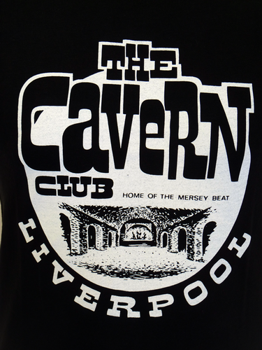 CAVERN CLUB Retro 60s Mod Vintage Logo T-Shirt (B)