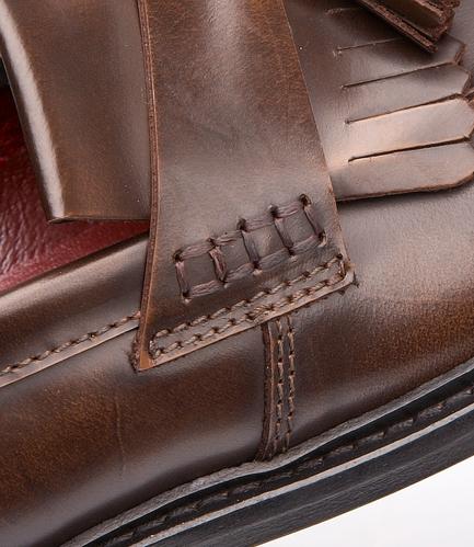 DELICIOUS JUNCTION Rudeboy | Retro Mod Brown Tassel Loafers Shoes