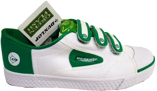 green flash tennis shoes