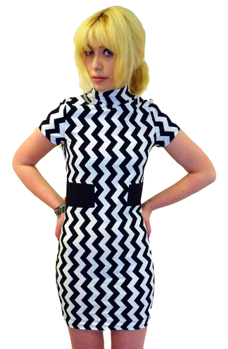 'Forget Paris' Retro Sixties Mod Dress by EC STAR