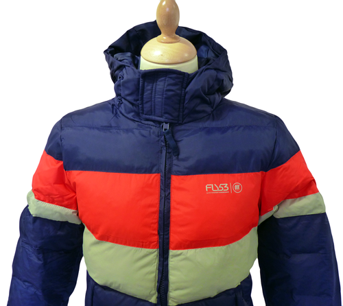 Ernie FLY53 Mens Retro Indie Padded Ski Jacket M