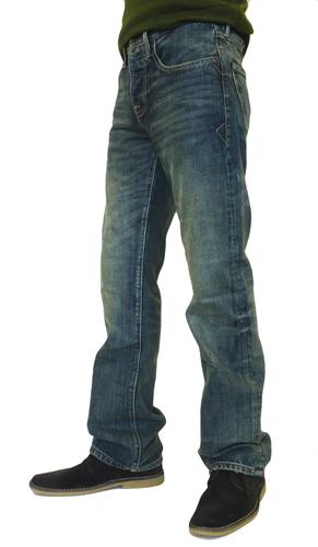 FLY53 'Not Exactly' Mens Indie Vintage Worn Jeans
