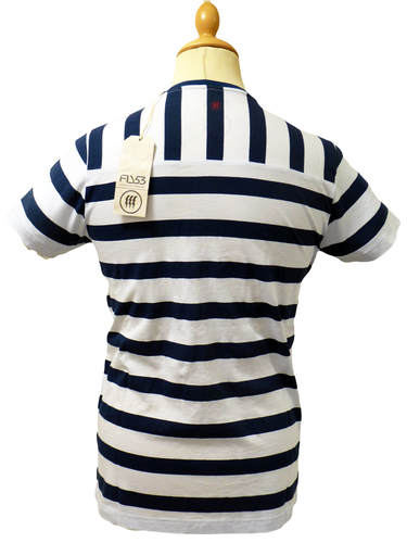 Urchin FLY53 Retro Indie Mod Block Stripe T-Shirt