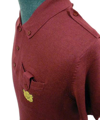 'Shazzam' Retro Indie Mod Mens Polo Shirt by FLY53