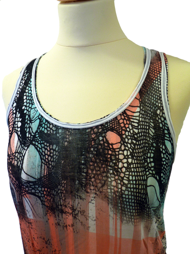 'Jack' - Retro Indie Womens Jersey Vest by FLY53