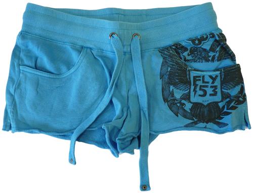 'Rained On' FLY53 Womens Retro Hot Pant Shorts (B)