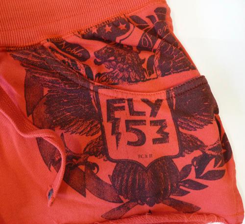 'Rained On' FLY53 Womens Retro Hot Pant Shorts (R)