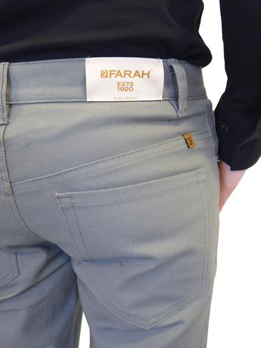 FARAH VINTAGE 'Mills' Mens Stay Press Trousers (S)
