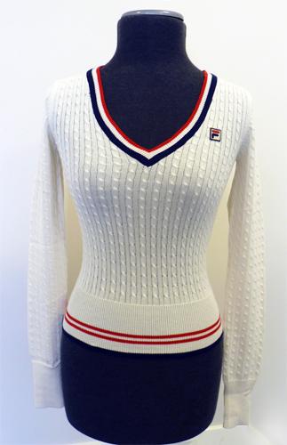 white fila jumper