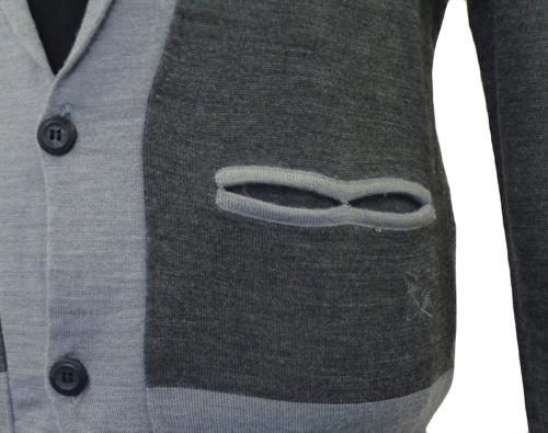 FULL CIRCLE Senal Retro Mod Blazer Cardigan Knit C