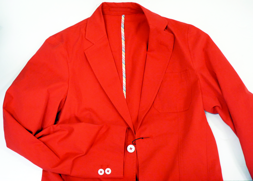 Gretna Cotton Blazer | GABICCI VINTAGE Retro Sixties Mod Light Jacket