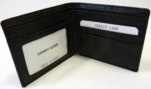 GABICCI Vintage Retro Mod Indie Leather Wallet