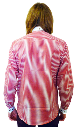 Scarborough GABICCI VINTAGE 60s Mod Stripe Shirt 