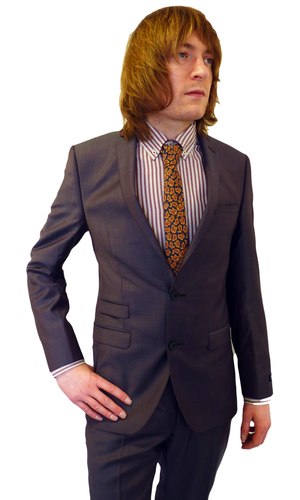 Marriott GIBSON LONDON 2 Piece 60s Mod Bronze Suit