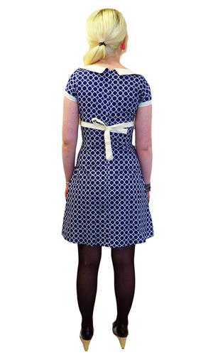 Dolly Op Art HEARTBREAKER Retro 60s Mod Dress