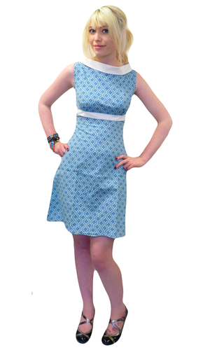 Heartbreaker 'Fifi' Dress in Gazebo | Retro Sixties Mod Dresses