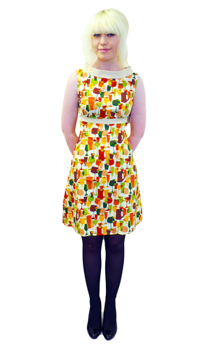 HEARTBREAKER Cheers Dress | Retro 60s Mod Fifi A-Line Vintage Dress