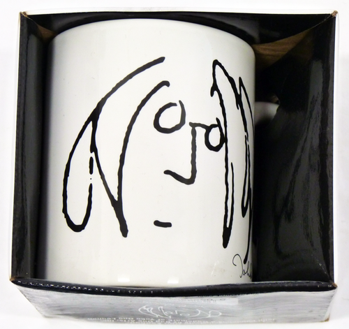 Imagine Portrait John Lennon Retro Sixties Mod Mug